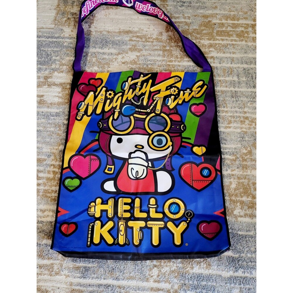 Hello Kitty & My Little Pony MIGHTLY FINE SDCC Oversized Swag Bag Tote Rare 2011